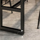 Modern Rectangle Bar Dining Table Wood Trestle Bar Height Table with Shelves Clearhalo 'Bar Furniture' 'Bar Tables' 'bar_tables' 'furn' 'furn_bar_tables' 'Furniture' 'furniture_bar_tables' 'Kitchen & Dining Furniture' 'kitchen&dining_furn' 'kitchen' 4335916