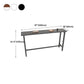 Cafe Footrest Bar Height Table Modern Wood Fixed Table Bistro Bar Table Clearhalo 'Bar Furniture' 'Bar Tables' 'bar_tables' 'furn' 'furn_bar_tables' 'Furniture' 'furniture_bar_tables' 'Kitchen & Dining Furniture' 'kitchen&dining_furn' 'kitchen' 4335946