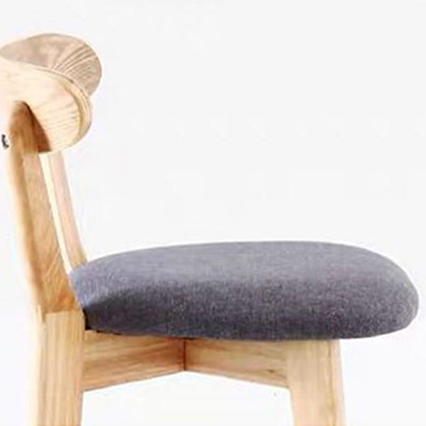 Scandinavian Style Bar-stool with Wooden leg Square Seat Counter Stool for Kitchen Bar Clearhalo 'Bar Furniture' 'Bar Stools' 'bar_stools' 'furn' 'furn_bar_stools' 'furniture_bar_stools' 'Kitchen & Dining Furniture' 'kitchen&dining_furn' 'kitchen' 'kitchen_furn' Furniture' 4339716