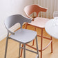 Stackable Plastic Indoor Counter Stools Low Back Scandinavian Bar Stools with Footrest Clearhalo 'Bar Furniture' 'Bar Stools' 'bar_stools' 'furn' 'furn_bar_stools' 'furniture_bar_stools' 'Kitchen & Dining Furniture' 'kitchen&dining_furn' 'kitchen' 'kitchen_furn' Furniture' 4339772