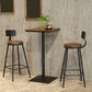 Industrial Style Bar Table Wood and Metal Pub Table for Coffee Shop Clearhalo 'Bar Furniture' 'Bar Tables' 'bar_tables' 'furn' 'furn_bar_tables' 'Furniture' 'furniture_bar_tables' 'Kitchen & Dining Furniture' 'kitchen&dining_furn' 'kitchen' 4342415