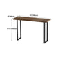 Contemporary Rectangle Bar Dining Table Wood Sled Bar Height Table in Brown Clearhalo 'Bar Furniture' 'Bar Tables' 'bar_tables' 'furn' 'furn_bar_tables' 'Furniture' 'furniture_bar_tables' 'Kitchen & Dining Furniture' 'kitchen&dining_furn' 'kitchen' 4342588