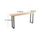 Contemporary Rectangle Bar Dining Table Wood Bar Height Table with Sled Base Clearhalo 'Bar Furniture' 'Bar Tables' 'bar_tables' 'furn' 'furn_bar_tables' 'Furniture' 'furniture_bar_tables' 'Kitchen & Dining Furniture' 'kitchen&dining_furn' 'kitchen' 4342642