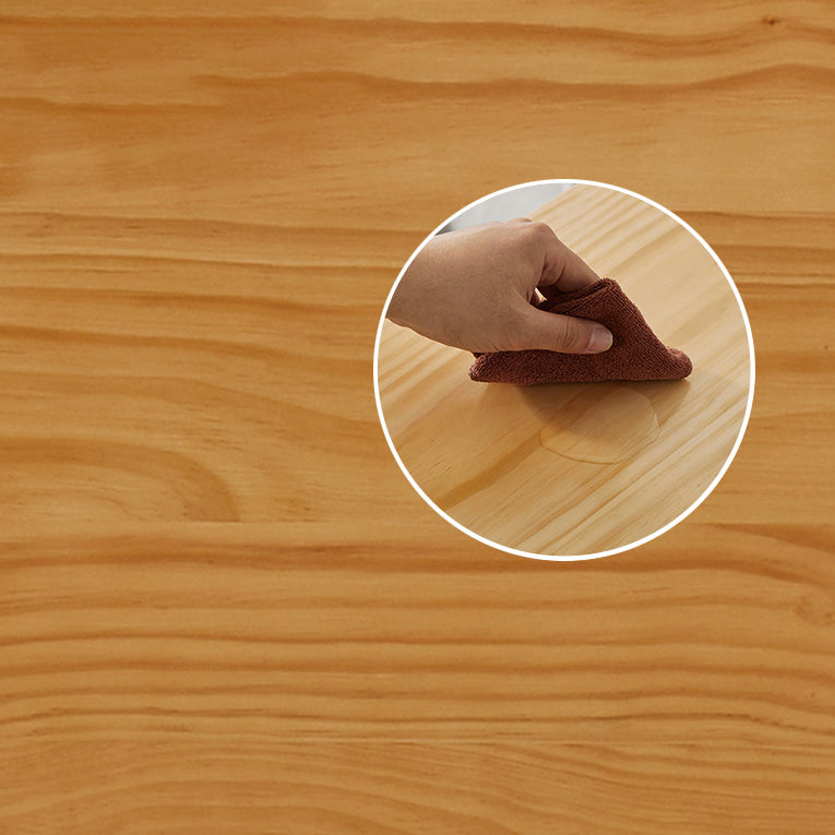 Modern Rectangle Bar Dining Table Wood Bar Height Table with Trestle Base in Brown Clearhalo 'Bar Furniture' 'Bar Tables' 'bar_tables' 'furn' 'furn_bar_tables' 'Furniture' 'furniture_bar_tables' 'Kitchen & Dining Furniture' 'kitchen&dining_furn' 'kitchen' 4342652