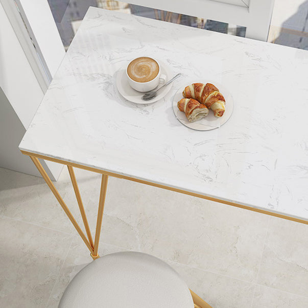 Modern Rectangle Legs Bistro Bar Desk Cafe Counter Height Table(only table) Clearhalo 'Bar Furniture' 'Bar Tables' 'bar_tables' 'furn' 'furn_bar_tables' 'Furniture' 'furniture_bar_tables' 'Kitchen & Dining Furniture' 'kitchen&dining_furn' 'kitchen' 4342703