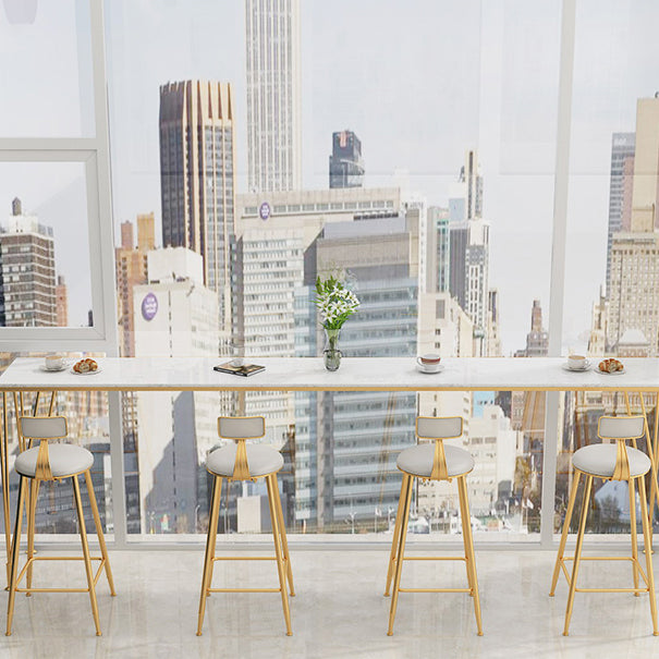 Modern Rectangle Legs Bistro Bar Desk Cafe Counter Height Table(only table) Clearhalo 'Bar Furniture' 'Bar Tables' 'bar_tables' 'furn' 'furn_bar_tables' 'Furniture' 'furniture_bar_tables' 'Kitchen & Dining Furniture' 'kitchen&dining_furn' 'kitchen' 4342706