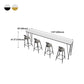 Modern Rectangle Legs Bistro Bar Desk Cafe Counter Height Table(only table) Clearhalo 'Bar Furniture' 'Bar Tables' 'bar_tables' 'furn' 'furn_bar_tables' 'Furniture' 'furniture_bar_tables' 'Kitchen & Dining Furniture' 'kitchen&dining_furn' 'kitchen' 4342719