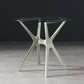 31.5" Modern Style Dining Table Round Glass Pedestal Dining Table for Home Use Clear Green Without Chairs Clearhalo ' dining_table' 'Dining Tables & Seating' 'Dining Tables' 'furn' 'furn_dining_table' 'Furniture' 'furniture_dining_table' 'Kitchen & Dining Furniture' 'kitchen&dining_furn' 'kitchen' 'kitchen_dining_table' 4342804