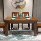 Mid-Century Modern Rectangle Dining Table Solid Wood Dining Table with 4 Legs Clearhalo ' dining_table' 'Dining Tables & Seating' 'Dining Tables' 'furn' 'furn_dining_table' 'Furniture' 'furniture_dining_table' 'Kitchen & Dining Furniture' 'kitchen&dining_furn' 'kitchen' 'kitchen_dining_table' 4342833