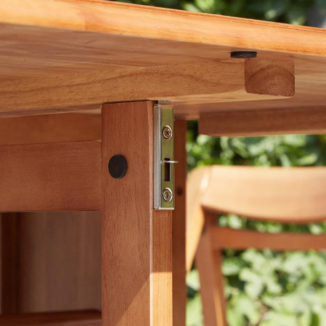 Mid-Century Dining Table Solid Wood Drop-Leaf Table for Home Use, 51"L x 35"W x 29.5"H Clearhalo ' dining_table' 'Dining Tables & Seating' 'Dining Tables' 'furn' 'furn_dining_table' 'Furniture' 'furniture_dining_table' 'Kitchen & Dining Furniture' 'kitchen&dining_furn' 'kitchen' 'kitchen_dining_table' 4342877