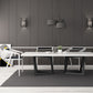 Rectangle Industrial Style Dining Table White Top Fixed Table with Solid Wood Clearhalo ' dining_table' 'Dining Tables & Seating' 'Dining Tables' 'furn' 'furn_dining_table' 'Furniture' 'furniture_dining_table' 'Kitchen & Dining Furniture' 'kitchen&dining_furn' 'kitchen' 'kitchen_dining_table' 4342886