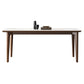 Rectangular Mid-Century Modern Table Sintered Stone Table with Wood Legs 70.9"L x 35.4"W x 29.5"H Without Chairs Clearhalo ' dining_table' 'Dining Tables & Seating' 'Dining Tables' 'furn' 'furn_dining_table' 'Furniture' 'furniture_dining_table' 'Kitchen & Dining Furniture' 'kitchen&dining_furn' 'kitchen' 'kitchen_dining_table' 4342915