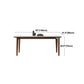 Rectangular Mid-Century Modern Table Sintered Stone Table with Wood Legs Clearhalo ' dining_table' 'Dining Tables & Seating' 'Dining Tables' 'furn' 'furn_dining_table' 'Furniture' 'furniture_dining_table' 'Kitchen & Dining Furniture' 'kitchen&dining_furn' 'kitchen' 'kitchen_dining_table' 4342920
