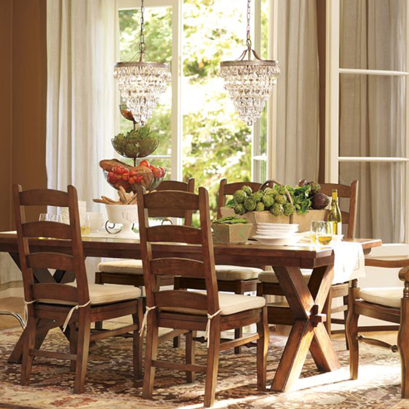 Rectangle Mid-Century Dining Table Brown Tone Fixed Table with Pinewood Solid Wood 47.2"L x 23.6"W x 29.5"H Without Chairs Clearhalo ' dining_table' 'Dining Tables & Seating' 'Dining Tables' 'furn' 'furn_dining_table' 'Furniture' 'furniture_dining_table' 'Kitchen & Dining Furniture' 'kitchen&dining_furn' 'kitchen' 'kitchen_dining_table' 4342923