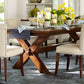 Rectangle Mid-Century Dining Table Brown Tone Fixed Table with Pinewood Solid Wood 55.1"L x 27.6"W x 29.5"H Without Chairs Clearhalo ' dining_table' 'Dining Tables & Seating' 'Dining Tables' 'furn' 'furn_dining_table' 'Furniture' 'furniture_dining_table' 'Kitchen & Dining Furniture' 'kitchen&dining_furn' 'kitchen' 'kitchen_dining_table' 4342924