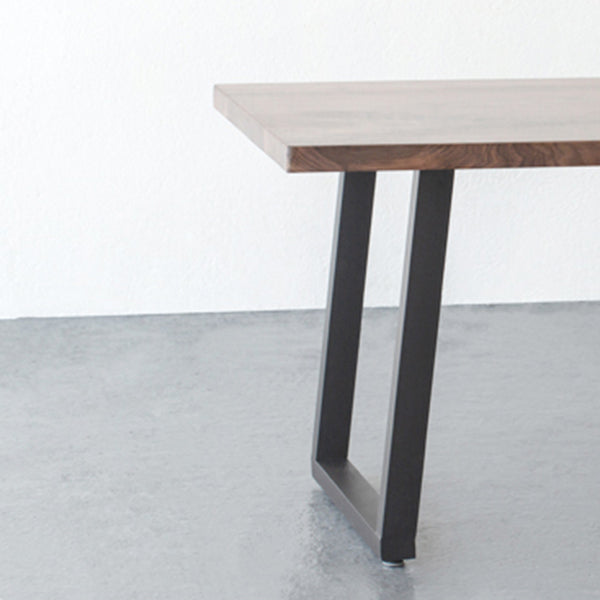 Rectangle Industrial Style Dining Table Wood Fixed Table with Solid Wood Clearhalo ' dining_table' 'Dining Tables & Seating' 'Dining Tables' 'furn' 'furn_dining_table' 'Furniture' 'furniture_dining_table' 'Kitchen & Dining Furniture' 'kitchen&dining_furn' 'kitchen' 'kitchen_dining_table' 4342966