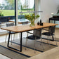 Rectangle Industrial Style Dining Table Wood Fixed Table with Solid Wood Clearhalo ' dining_table' 'Dining Tables & Seating' 'Dining Tables' 'furn' 'furn_dining_table' 'Furniture' 'furniture_dining_table' 'Kitchen & Dining Furniture' 'kitchen&dining_furn' 'kitchen' 'kitchen_dining_table' 4342968