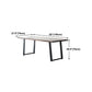 Rectangle Industrial Style Dining Table Wood Fixed Table with Solid Wood Clearhalo ' dining_table' 'Dining Tables & Seating' 'Dining Tables' 'furn' 'furn_dining_table' 'Furniture' 'furniture_dining_table' 'Kitchen & Dining Furniture' 'kitchen&dining_furn' 'kitchen' 'kitchen_dining_table' 4342973