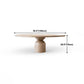 Solid Wood Simplicity Dining Table Round Fixed Table for Dining Room Clearhalo ' dining_table' 'Dining Tables & Seating' 'Dining Tables' 'furn' 'furn_dining_table' 'Furniture' 'furniture_dining_table' 'Kitchen & Dining Furniture' 'kitchen&dining_furn' 'kitchen' 'kitchen_dining_table' 4342996