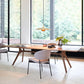 Rectangle Wood Dining Table Pine Solid Wood Table Modern with Trestle Base Natural Clearhalo ' dining_table' 'Dining Tables & Seating' 'Dining Tables' 'Furniture' 'furniture_dining_table' 'Kitchen & Dining Furniture' 'kitchen&dining_furn' 'kitchen' 'kitchen_dining_table' 4343012
