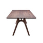 Rectangle Wood Dining Table Pine Solid Wood Table Modern with Trestle Base 86.6"L x 35.4"W x 29.5"H Brown Clearhalo ' dining_table' 'Dining Tables & Seating' 'Dining Tables' 'Furniture' 'furniture_dining_table' 'Kitchen & Dining Furniture' 'kitchen&dining_furn' 'kitchen' 'kitchen_dining_table' 4343014