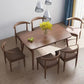Industrial MDF Standard Dining Table Rectangle Kitchen Dining Table with 4 Legs Clearhalo ' dining_table' 'Dining Tables & Seating' 'Dining Tables' 'furn' 'furn_dining_table' 'Furniture' 'furniture_dining_table' 'Kitchen & Dining Furniture' 'kitchen&dining_furn' 'kitchen' 'kitchen_dining_table' 4343039
