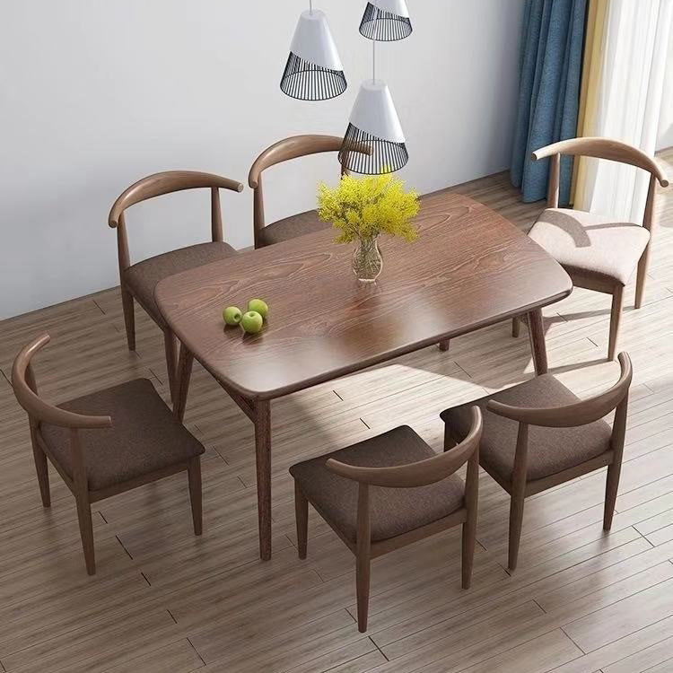 Industrial MDF Standard Dining Table Rectangle Kitchen Dining Table with 4 Legs Clearhalo ' dining_table' 'Dining Tables & Seating' 'Dining Tables' 'furn' 'furn_dining_table' 'Furniture' 'furniture_dining_table' 'Kitchen & Dining Furniture' 'kitchen&dining_furn' 'kitchen' 'kitchen_dining_table' 4343039