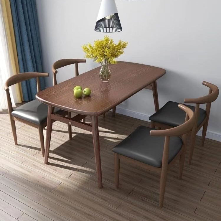 Industrial MDF Standard Dining Table Rectangle Kitchen Dining Table with 4 Legs Clearhalo ' dining_table' 'Dining Tables & Seating' 'Dining Tables' 'furn' 'furn_dining_table' 'Furniture' 'furniture_dining_table' 'Kitchen & Dining Furniture' 'kitchen&dining_furn' 'kitchen' 'kitchen_dining_table' 4343041