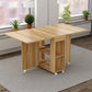 Mid-Century Modern Dining Table Rectangle Drop-Leaf Dining Table for Home Use Clearhalo ' dining_table' 'Dining Tables & Seating' 'Dining Tables' 'furn' 'furn_dining_table' 'Furniture' 'furniture_dining_table' 'Kitchen & Dining Furniture' 'kitchen&dining_furn' 'kitchen' 'kitchen_dining_table' 4343107