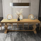 Mid-Century Modern Rectangle Table Solid Wood Dining Table with Trestle Base Clearhalo ' dining_table' 'Dining Tables & Seating' 'Dining Tables' 'furn' 'furn_dining_table' 'Furniture' 'furniture_dining_table' 'Kitchen & Dining Furniture' 'kitchen&dining_furn' 'kitchen' 'kitchen_dining_table' 4343136