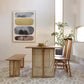 Rectangle Brown Dining Table Solid Wood Dining Table with Double Pedestal Base 70.9"L x 31.5"W x 29.5"H Without Chairs Clearhalo ' dining_table' 'Dining Tables & Seating' 'Dining Tables' 'furn' 'furn_dining_table' 'Furniture' 'furniture_dining_table' 'Kitchen & Dining Furniture' 'kitchen&dining_furn' 'kitchen' 'kitchen_dining_table' 4343145
