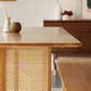 Rectangle Brown Dining Table Solid Wood Dining Table with Double Pedestal Base Clearhalo ' dining_table' 'Dining Tables & Seating' 'Dining Tables' 'furn' 'furn_dining_table' 'Furniture' 'furniture_dining_table' 'Kitchen & Dining Furniture' 'kitchen&dining_furn' 'kitchen' 'kitchen_dining_table' 4343150