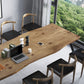 Rectangle 4 Legs Industrial Dining Table Solid Wood Fixed Dining Table Clearhalo ' dining_table' 'Dining Tables & Seating' 'Dining Tables' 'furn' 'furn_dining_table' 'Furniture' 'furniture_dining_table' 'Kitchen & Dining Furniture' 'kitchen&dining_furn' 'kitchen' 'kitchen_dining_table' 4343165