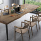 Rectangle 4 Legs Industrial Dining Table Solid Wood Fixed Dining Table Clearhalo ' dining_table' 'Dining Tables & Seating' 'Dining Tables' 'furn' 'furn_dining_table' 'Furniture' 'furniture_dining_table' 'Kitchen & Dining Furniture' 'kitchen&dining_furn' 'kitchen' 'kitchen_dining_table' 4343167