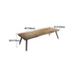 Rectangle 4 Legs Industrial Dining Table Solid Wood Fixed Dining Table Clearhalo ' dining_table' 'Dining Tables & Seating' 'Dining Tables' 'furn' 'furn_dining_table' 'Furniture' 'furniture_dining_table' 'Kitchen & Dining Furniture' 'kitchen&dining_furn' 'kitchen' 'kitchen_dining_table' 4343174