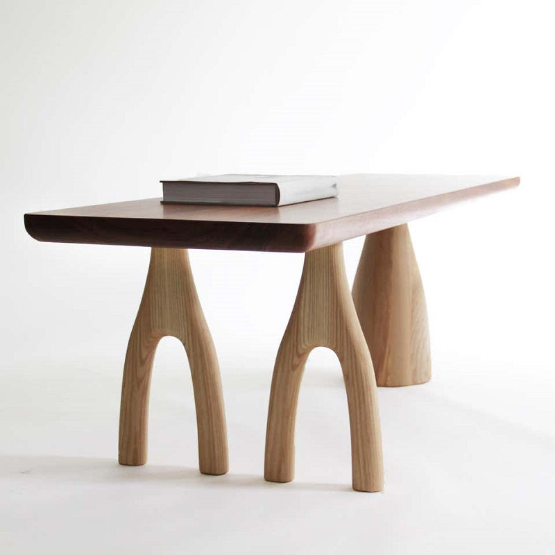 Industrial Style Dining Table Brown Rectangle Wooden Dining Table for Home Use 55.1"L x 27.6"W x 29.5"H Without Chairs Clearhalo ' dining_table' 'Dining Tables & Seating' 'Dining Tables' 'furn' 'furn_dining_table' 'Furniture' 'furniture_dining_table' 'Kitchen & Dining Furniture' 'kitchen&dining_furn' 'kitchen' 'kitchen_dining_table' 4343182