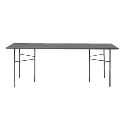 Industrial Style Dining Table Rectangle Solid Wood Black Dining Table with 4 Legs Without Chairs Clearhalo ' dining_table' 'Dining Tables & Seating' 'Dining Tables' 'furn' 'furn_dining_table' 'Furniture' 'furniture_dining_table' 'Kitchen & Dining Furniture' 'kitchen&dining_furn' 'kitchen' 'kitchen_dining_table' 4343197