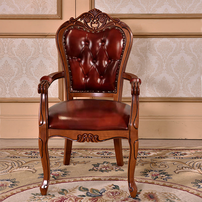 Scandinavian Style Ash Wood Chair Set Kitchen Open Back Dining Arm Chairs Red 1 Piece Clearhalo ' kitchen&dining_furn' 'Dining Chairs' 'Dining Tables & Seating' 'dining_chair' 'furn' 'furn_dining_chair' 'Furniture' 'furniture_dining_chair' 'Kitchen & Dining Furniture' 'kitchen' 4343327