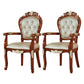 Scandinavian Style Ash Wood Chair Set Kitchen Open Back Dining Arm Chairs Champagne 2 Piece Set Clearhalo ' kitchen&dining_furn' 'Dining Chairs' 'Dining Tables & Seating' 'dining_chair' 'furn' 'furn_dining_chair' 'Furniture' 'furniture_dining_chair' 'Kitchen & Dining Furniture' 'kitchen' 4343338
