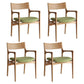 Traditional Style Ash Wood Chair Kitchen Dining Room Open Back Arm Chairs Light Green 4 Piece Set Clearhalo ' kitchen&dining_furn' 'Dining Chairs' 'Dining Tables & Seating' 'dining_chair' 'furn' 'furn_dining_chair' 'Furniture' 'furniture_dining_chair' 'Kitchen & Dining Furniture' 'kitchen' 4343371