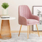 Scandinavian Style Upholstered Arm Dining Chair Solid Back Single Dining Chair for Home Clearhalo ' kitchen&dining_furn' 'Dining Chairs' 'Dining Tables & Seating' 'dining_chair' 'furn' 'furn_dining_chair' 'Furniture' 'furniture_dining_chair' 'Kitchen & Dining Furniture' 'kitchen' 4343414