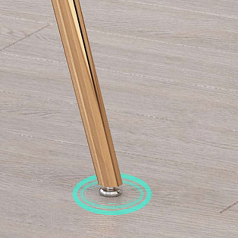 Scandinavian Style Upholstered Arm Dining Chair Solid Back Single Dining Chair for Home Clearhalo ' kitchen&dining_furn' 'Dining Chairs' 'Dining Tables & Seating' 'dining_chair' 'furn' 'furn_dining_chair' 'Furniture' 'furniture_dining_chair' 'Kitchen & Dining Furniture' 'kitchen' 4343424