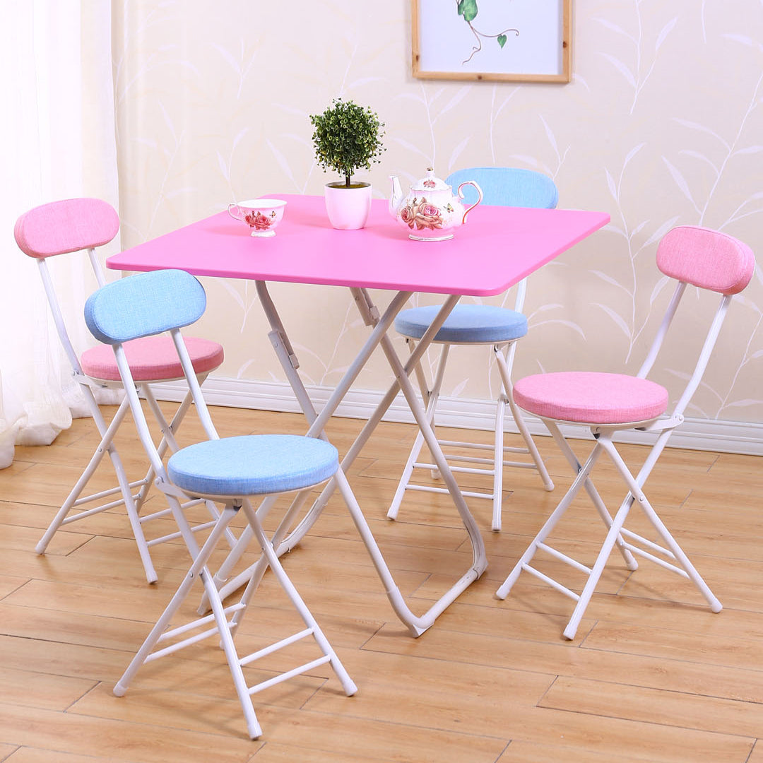 Industrial Open Upholstered Side Chair Matte Finish Folding Dining Chair Clearhalo ' kitchen&dining_furn' 'Dining Chairs' 'Dining Tables & Seating' 'dining_chair' 'furn' 'furn_dining_chair' 'Furniture' 'furniture_dining_chair' 'Kitchen & Dining Furniture' 'kitchen' 4343463