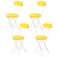 Industrial Open Upholstered Side Chair Matte Finish Folding Dining Chair Yellow 4 Piece Set Clearhalo ' kitchen&dining_furn' 'Dining Chairs' 'Dining Tables & Seating' 'dining_chair' 'furn' 'furn_dining_chair' 'Furniture' 'furniture_dining_chair' 'Kitchen & Dining Furniture' 'kitchen' 4343468