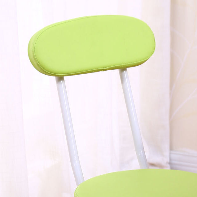 Industrial Open Upholstered Side Chair Matte Finish Folding Dining Chair Clearhalo ' kitchen&dining_furn' 'Dining Chairs' 'Dining Tables & Seating' 'dining_chair' 'furn' 'furn_dining_chair' 'Furniture' 'furniture_dining_chair' 'Kitchen & Dining Furniture' 'kitchen' 4343471