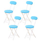 Industrial Open Upholstered Side Chair Matte Finish Folding Dining Chair Blue 4 Piece Set Clearhalo ' kitchen&dining_furn' 'Dining Chairs' 'Dining Tables & Seating' 'dining_chair' 'furn' 'furn_dining_chair' 'Furniture' 'furniture_dining_chair' 'Kitchen & Dining Furniture' 'kitchen' 4343478