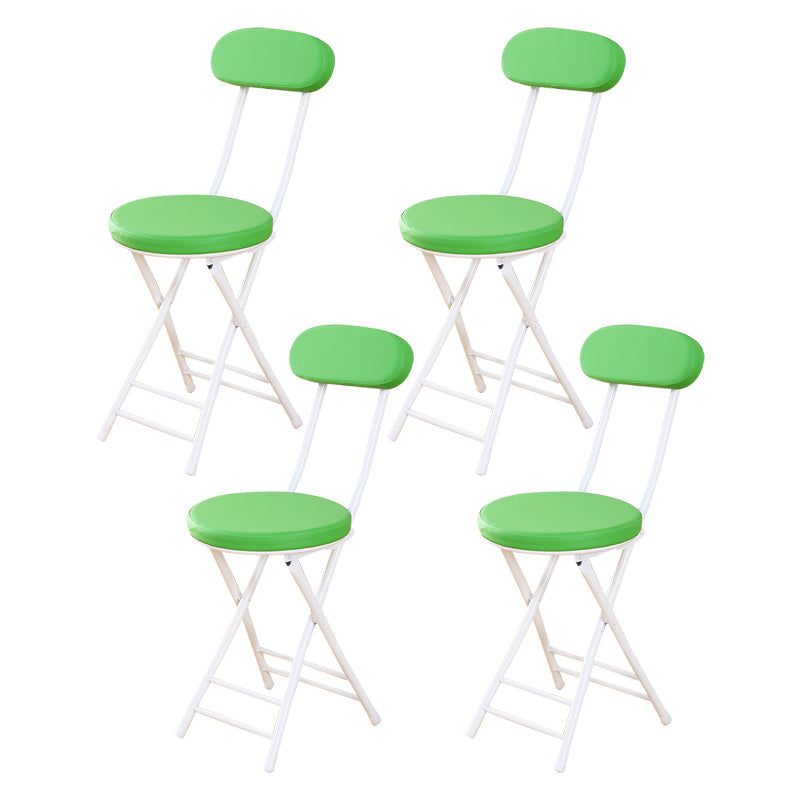 Industrial Open Upholstered Side Chair Matte Finish Folding Dining Chair Green 4 Piece Set Clearhalo ' kitchen&dining_furn' 'Dining Chairs' 'Dining Tables & Seating' 'dining_chair' 'furn' 'furn_dining_chair' 'Furniture' 'furniture_dining_chair' 'Kitchen & Dining Furniture' 'kitchen' 4343481