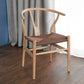 Scandinavian Dining Side Chair Natural Wishbone Dining Side Chair for Home Use Light Brown 1 Piece Clearhalo ' kitchen&dining_furn' 'Dining Chairs' 'Dining Tables & Seating' 'dining_chair' 'furn' 'furn_dining_chair' 'Furniture' 'furniture_dining_chair' 'Kitchen & Dining Furniture' 'kitchen' 4343512