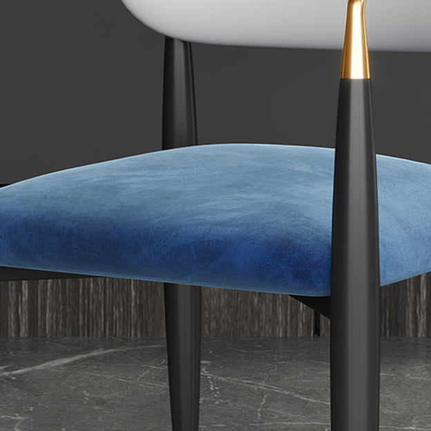 Designer Style Dining Arm Chair Upholstered Matte Finish Open Back Dining Chair Clearhalo ' kitchen&dining_furn' 'Dining Chairs' 'Dining Tables & Seating' 'dining_chair' 'furn' 'furn_dining_chair' 'Furniture' 'furniture_dining_chair' 'Kitchen & Dining Furniture' 'kitchen' 4343537