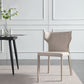 Contemporary Style Dining Chair Kitchen Armless Side Chair with Metal Legs (Set of 2) Clearhalo ' kitchen&dining_furn' 'Dining Chairs' 'Dining Tables & Seating' 'dining_chair' 'furn' 'furn_dining_chair' 'Furniture' 'furniture_dining_chair' 'Kitchen & Dining Furniture' 'kitchen' 4343548